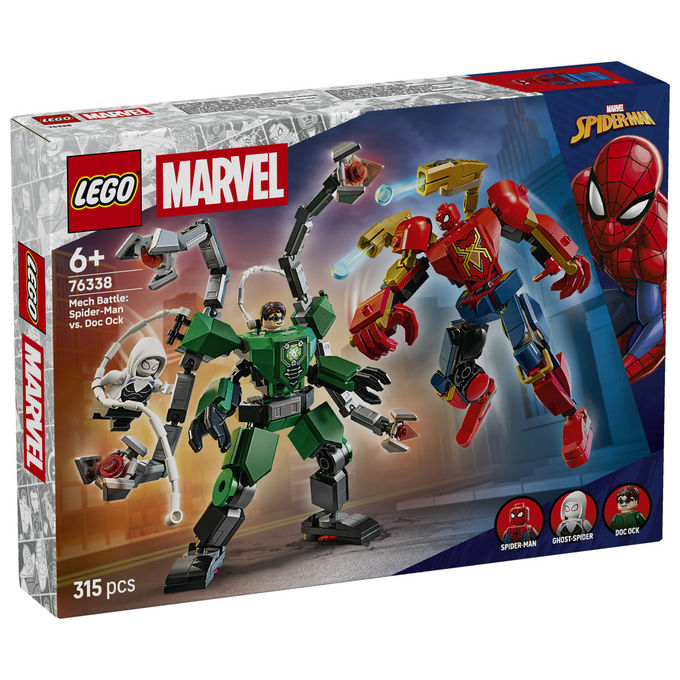Lego, Battaglia Mech Spider-Man vs Doc Ock, Lego Super Heroes Marvel 76338