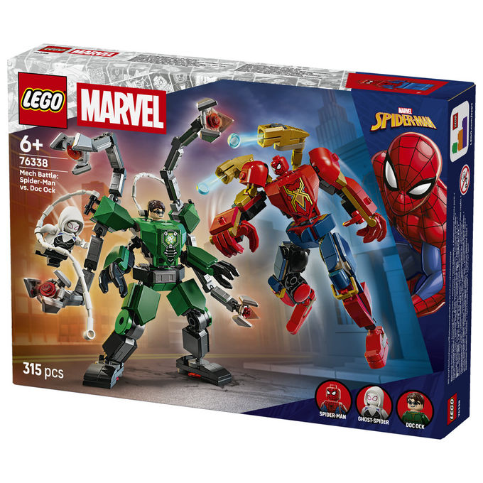 Lego, Battaglia Mech Spider-Man vs Doc Ock, Lego Super Heroes Marvel 76338