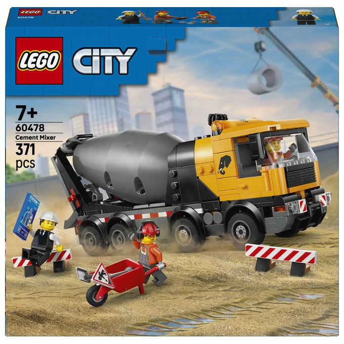LEGO City, Betoniera, Set Costruzioni 60478