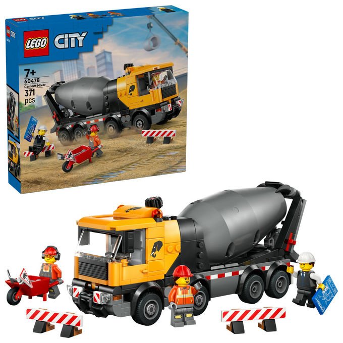 LEGO City, Betoniera, Set Costruzioni 60478