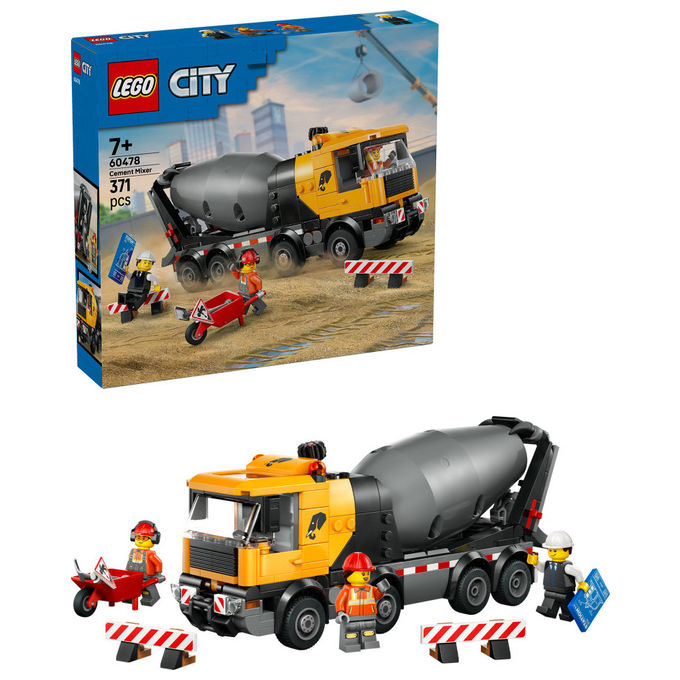 LEGO City, Betoniera, Set Costruzioni 60478