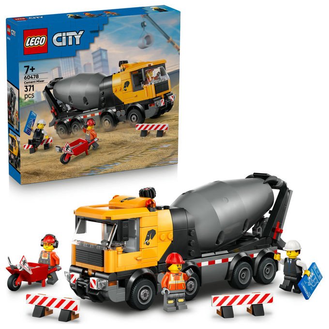 LEGO City, Betoniera, Set Costruzioni 60478
