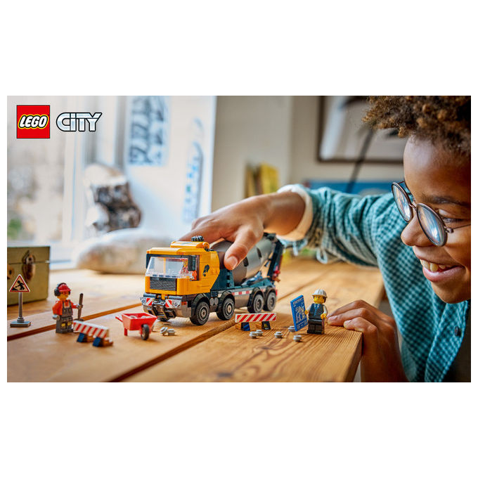 LEGO City, Betoniera, Set Costruzioni 60478