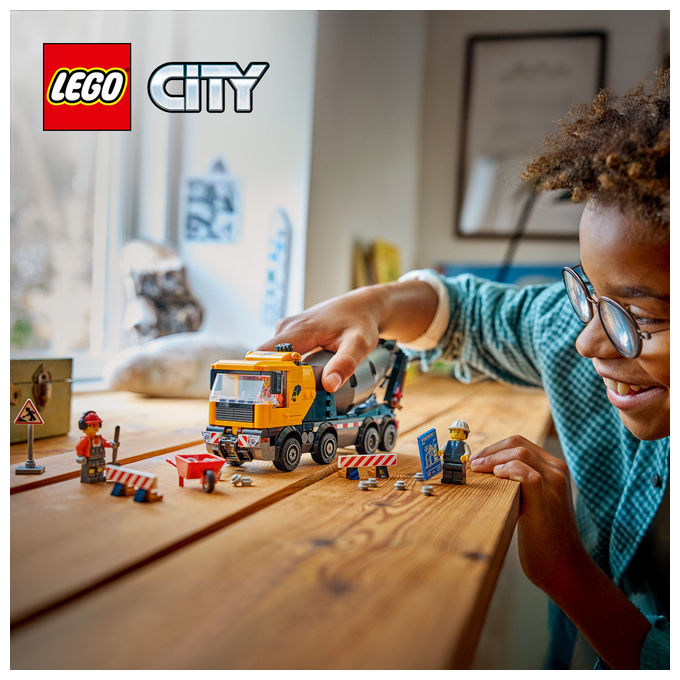 LEGO City, Betoniera, Set Costruzioni 60478