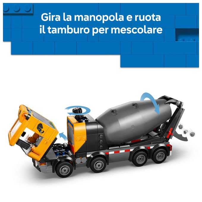 LEGO City, Betoniera, Set Costruzioni 60478