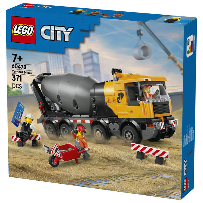 LEGO City, Betoniera, Set Costruzioni 60478