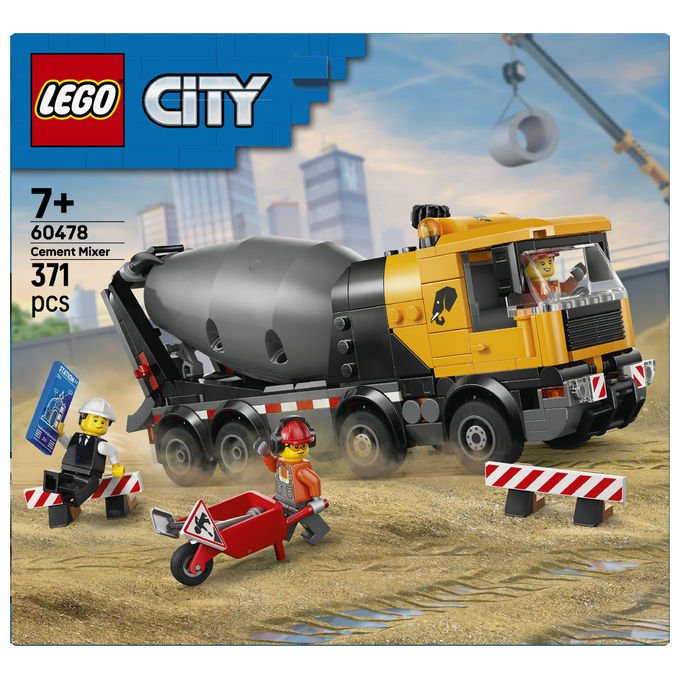 LEGO City, Betoniera, Set Costruzioni 60478