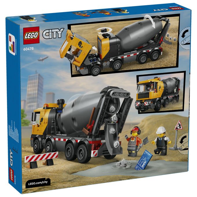 LEGO City, Betoniera, Set Costruzioni 60478