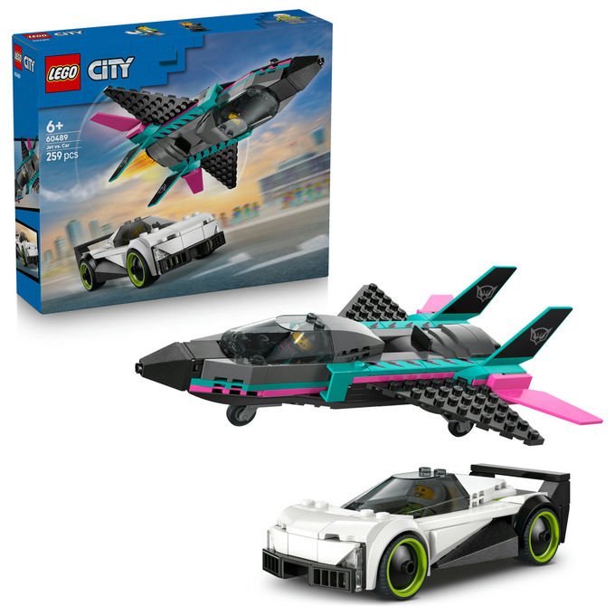 LEGO, City Jet contro Auto Sportiva