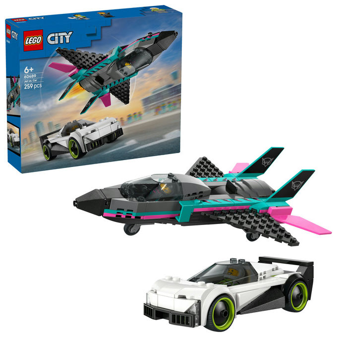 LEGO, City Jet contro Auto Sportiva