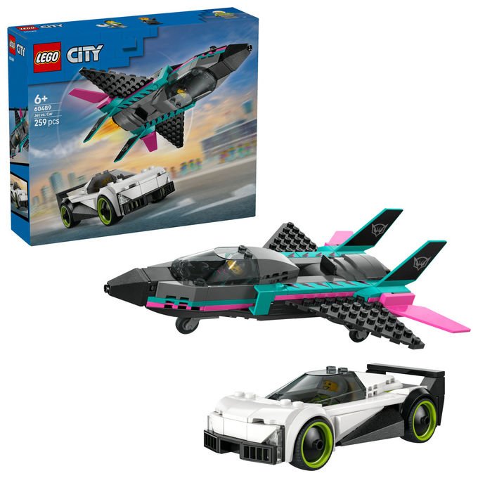 LEGO, City Jet contro Auto Sportiva