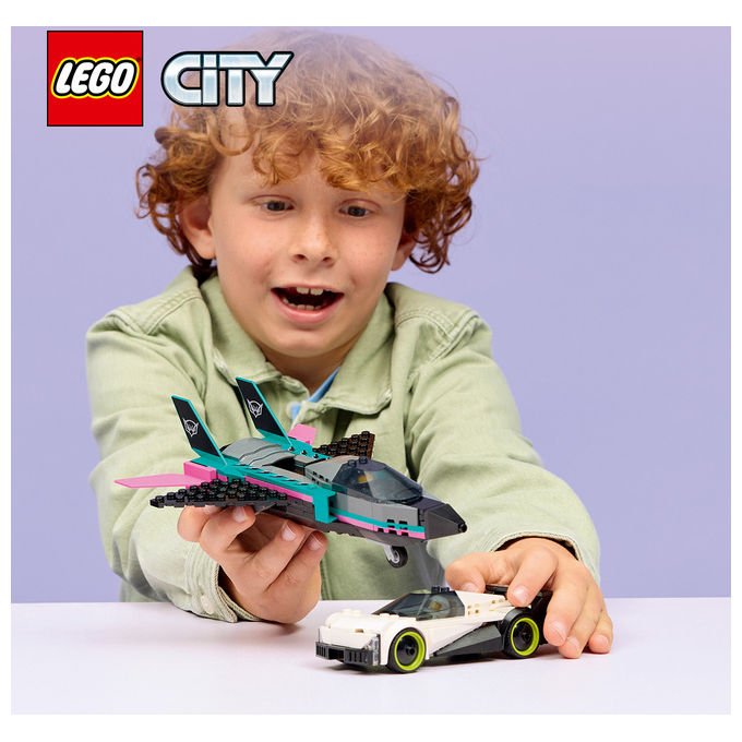 LEGO, City Jet contro Auto Sportiva