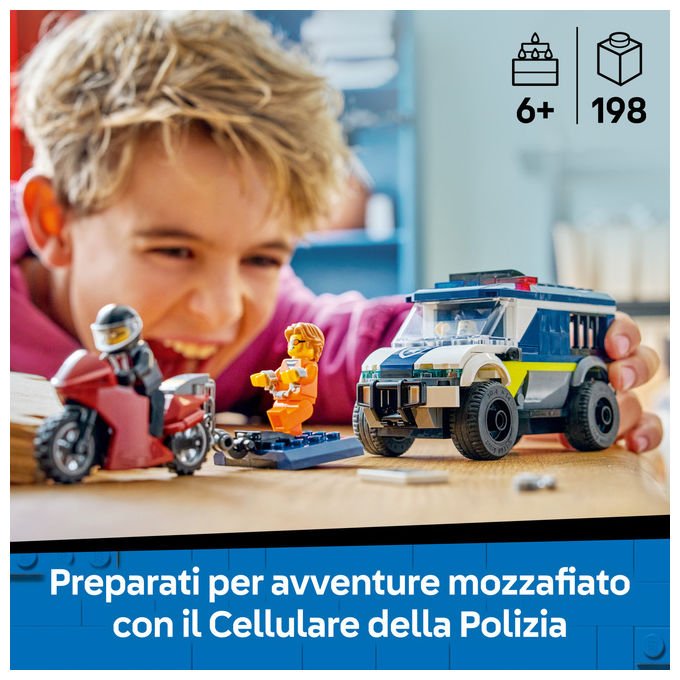 LEGO, City Cellulare della Polizia, Set di Costruzioni 60479