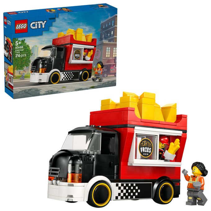Lego, City Food Truck delle Patatine, Great Vehicles