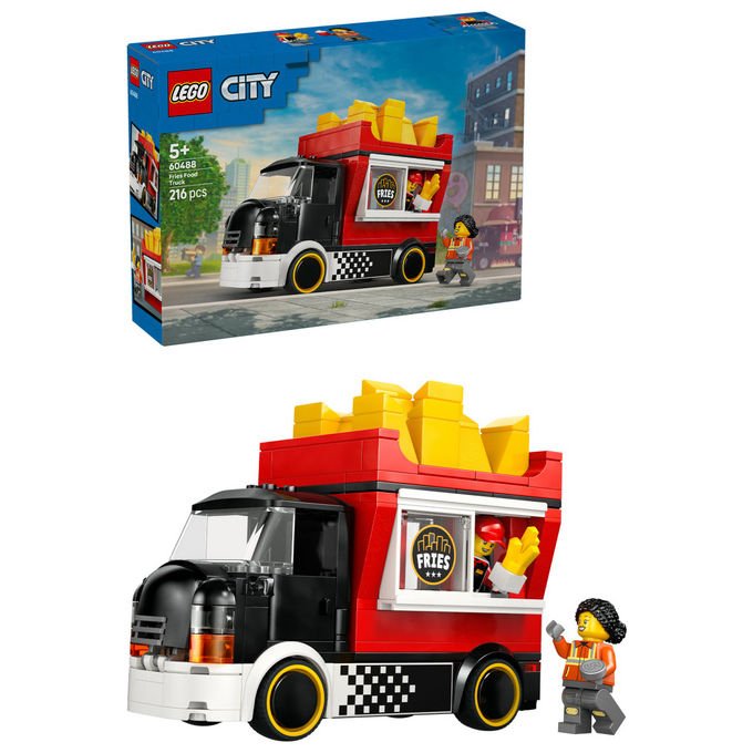 Lego, City Food Truck delle Patatine, Great Vehicles