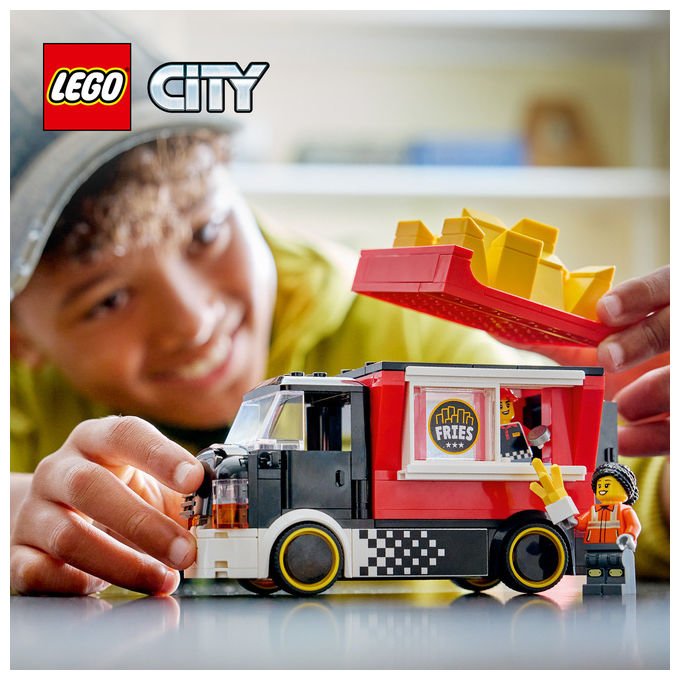 Lego, City Food Truck delle Patatine, Great Vehicles
