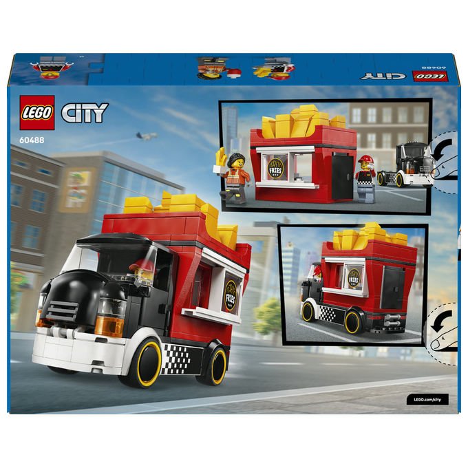 Lego, City Food Truck delle Patatine, Great Vehicles
