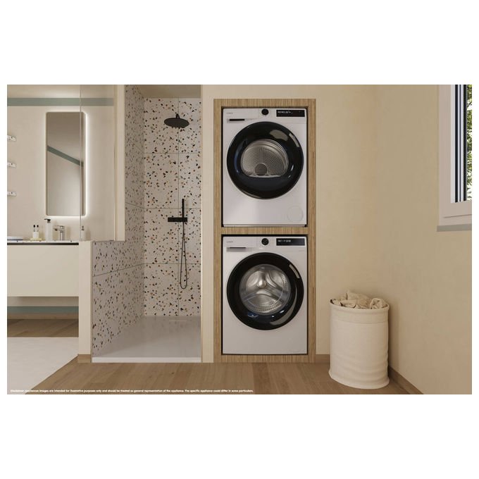 Candy, Asciugatrice 9 Kg, Classe C, Inverter, Wi-Fi, AI Smart Move, Bianco, Prodry 500
