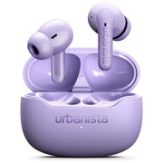 Urbanista Palermo, Cuffie In-Ear True Wireless con ANC, Autonomia 32h, Multipoint Bluetooth, IPX4, Viola