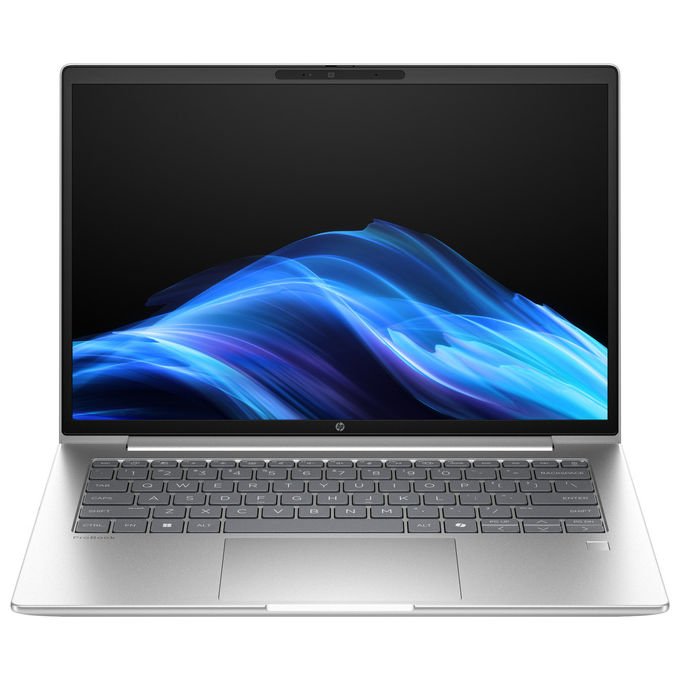 Hp, ProBook 4 G1i, Notebook AI PC 14 pollici, Intel Core Ultra 7 255U, 24 GB RAM, 1 TB SSD, Windows 11 Pro, Argento