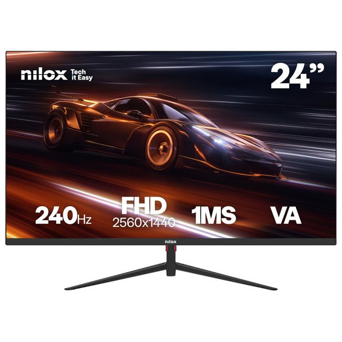 Nilox Monitor Gaming FHD 240Hz 24'' (61 cm) LCD Nero