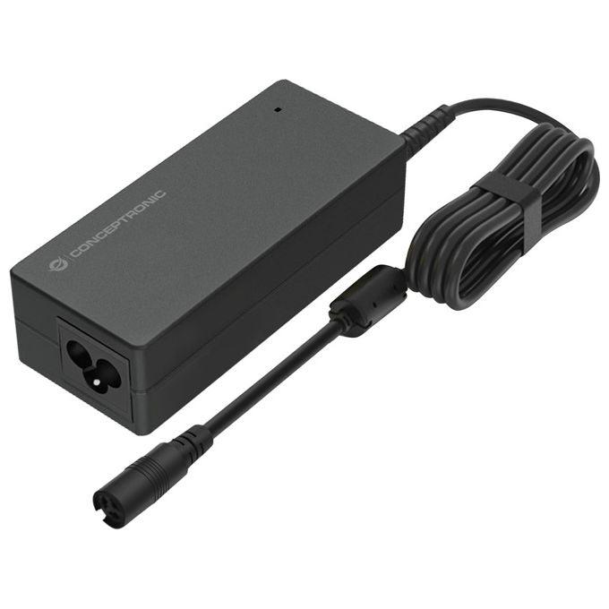 Conceptronic, Caricabatteria Universale per Laptop, 90W, con 10 Connettori, Nero - Yeppon