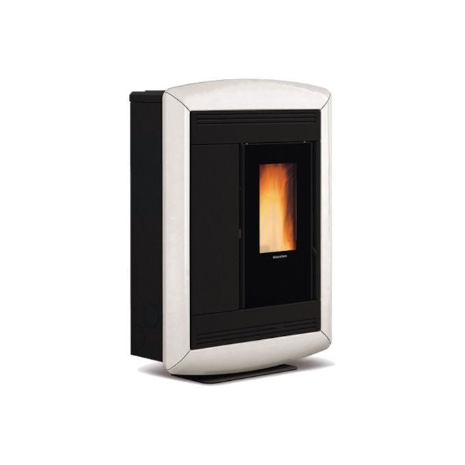 Extraflame, Stufa a Pellet Souvenir Plus Lux 5.0, White - Yeppon