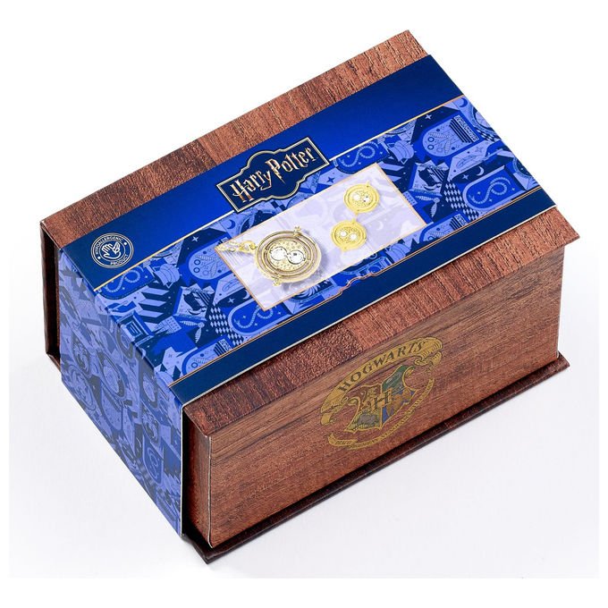 Harry Potter The Carat Shop, Giratempo di Hermione Granger, Set Regalo con Collana e Orecchini, Lega di Zinco Dorata
