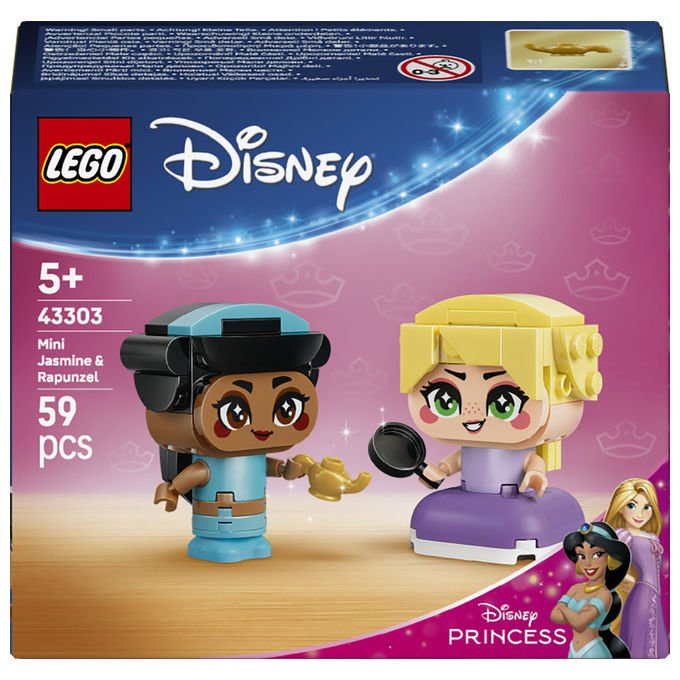 Lego, Disney Princess Mini-Jasmine e Mini-Rapunzel