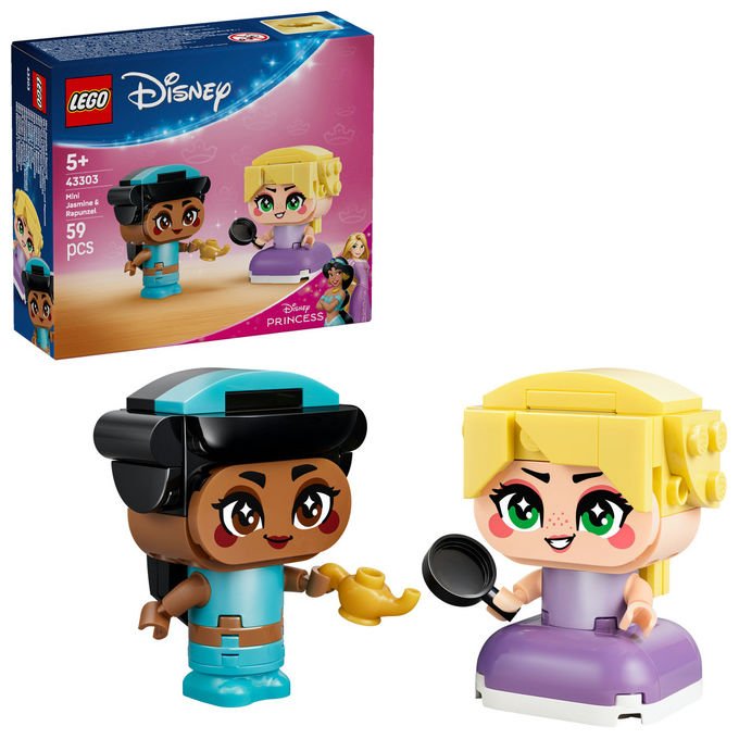 Lego, Disney Princess Mini-Jasmine e Mini-Rapunzel