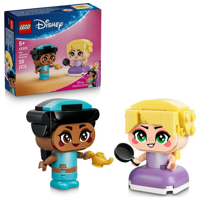 Lego, Disney Princess Mini-Jasmine e Mini-Rapunzel