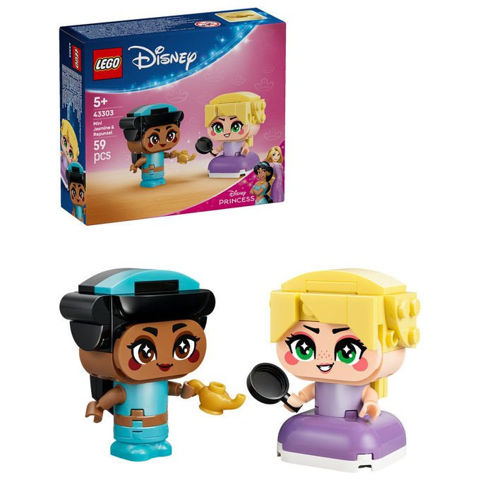 Lego, Disney Princess Mini-Jasmine e Mini-Rapunzel