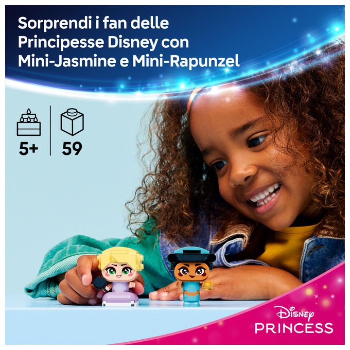 Lego, Disney Princess Mini-Jasmine e Mini-Rapunzel
