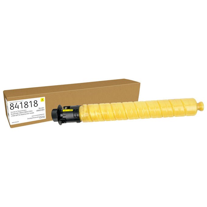 Xerox, Toner Rigenerato Giallo compatibile Ricoh 841818, Capacita' Standard