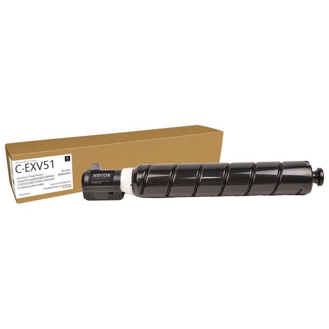 Xerox, Toner Rigenerato Nero, Compatibile Canon C-EXV51 (0481C002), Capacita' Standard