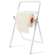 Perfetto In Factory, Porta Asciugamani di Carta, Acciaio, Da Terra, Metallo Verniciato Bianco