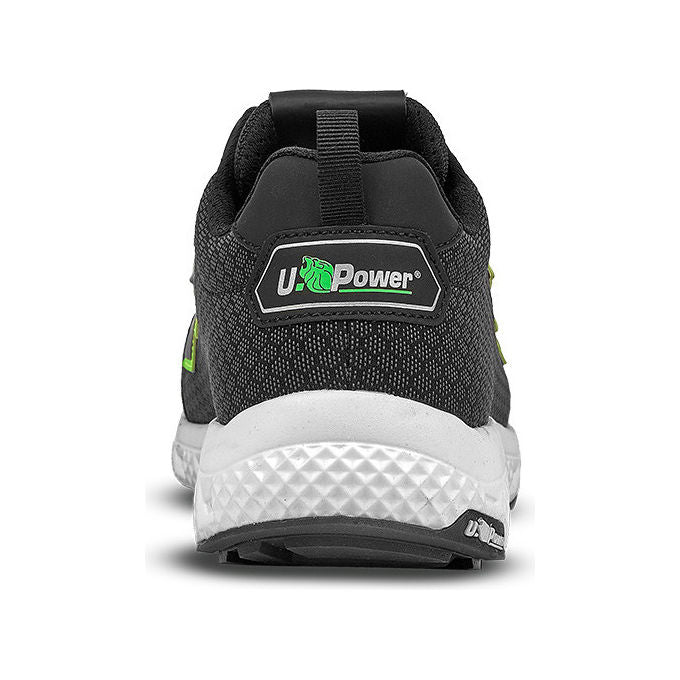 U-Power, Scarpe Antinfortunistiche S3S ESD Mitch, Unisex, Nero, Verde, Bianco