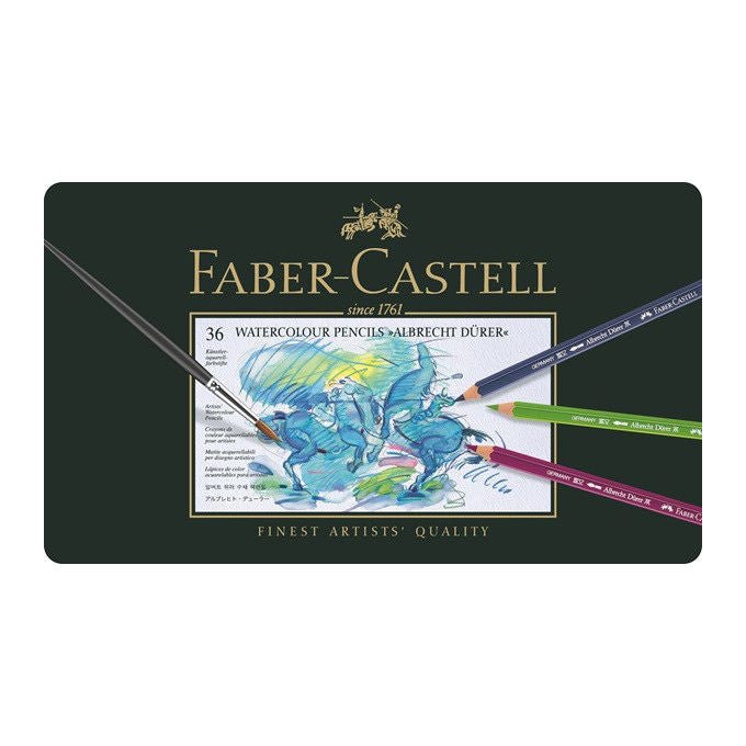 Faber-Castell Albrecht Dürer, 36 Matite acquerellabili, Colori Assortiti