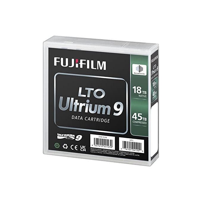Fujifilm, LTO 9 Ultrium, 18TB Nativa, 45TB Compressi, BaFe