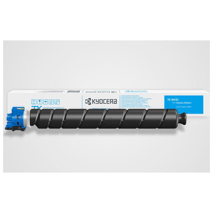 Kyocera TK - 8615C, Toner Ciano originale, Capacita' elevata, 24.000 pagine A4 - Yeppon