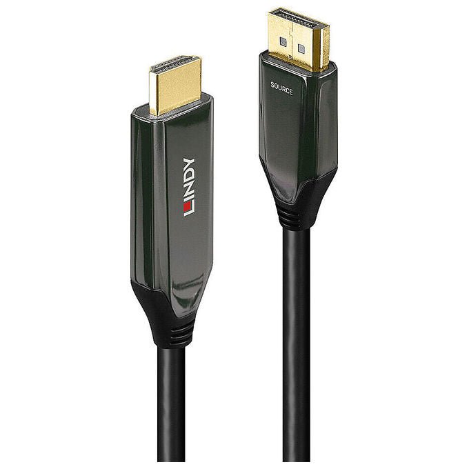 Lindy, Cavo Adattatore Video DisplayPort HDMI, 8K, 1 m