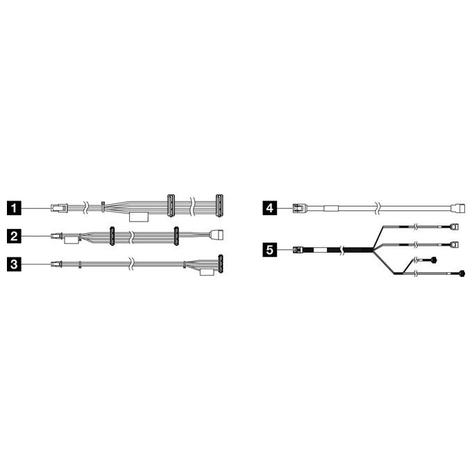 Lenovo, Kit cavo interno per drive, ThinkSystem ST50 V3 - ST45 V3 - Yeppon