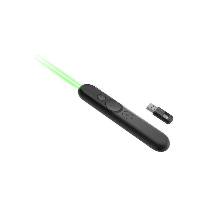 Lenovo, Telecomando Presentazioni Ricaricabile Laser, Wireless Bluetooth - RF, Nero - Yeppon