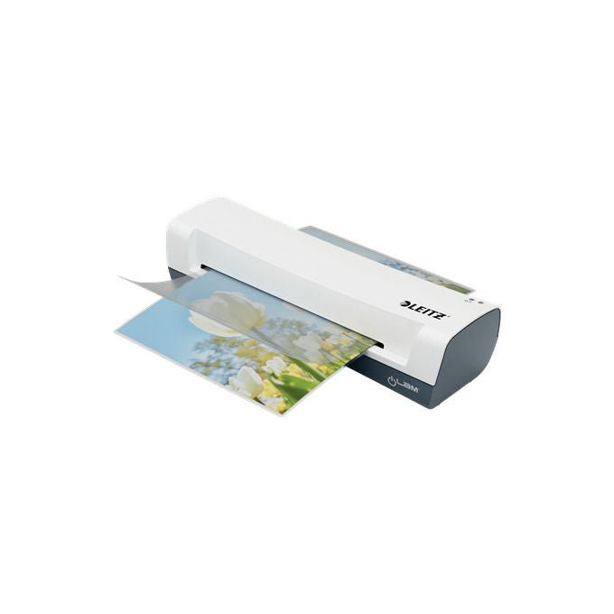 Leitz iLAM Home 7431-00-01 Plastificatrice A4 300 mm-min Grigio Bianco
