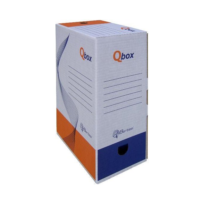 Bertesi, Raccoglitore Bianco, Cartoncino, CF25, Scatola Archivio Definitivo Q - Box Legale - Yeppon