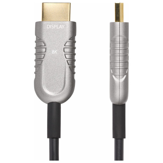 StarTech.com, Cavo Ibrido Ottico HDMI 2.1, 15.2m, Plenum CMP, Fibra Ottica, 8K Ultra High Speed, 48Gbps