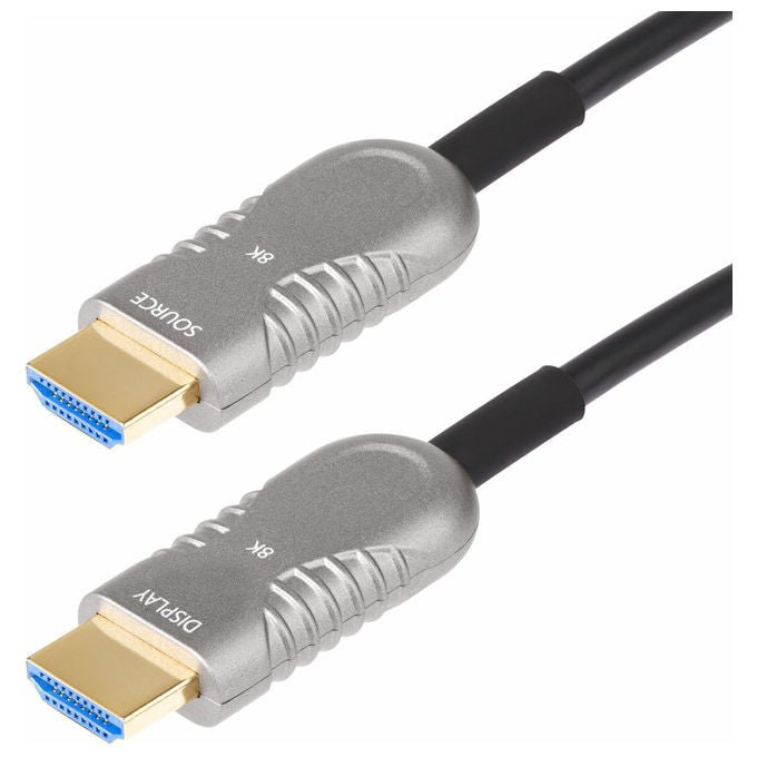 StarTech.com, Cavo Ottico HDMI 2.1 Ibrido Attivo AOC, 30,4 m, CMP, Classe Plenum, Fibra Ottica 8K Ultra High Speed, 48Gbps, 8K 60Hz-4K 120Hz, HDR10+-FRL-TMDS-eARC