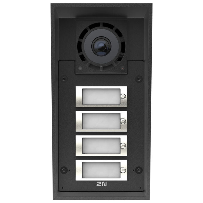 2N IP Force, Sistema Video - Citofono, 5MP, Nero, 4 Pulsanti, Telecamera - Yeppon