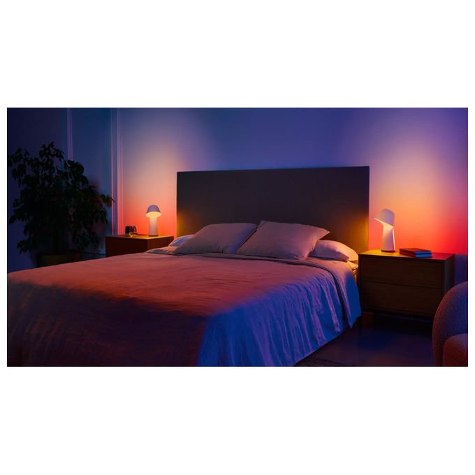 Philips Hue, Lampada da Tavolo Twilight, Bianca, Luce per Sveglia e Sonno - Yeppon