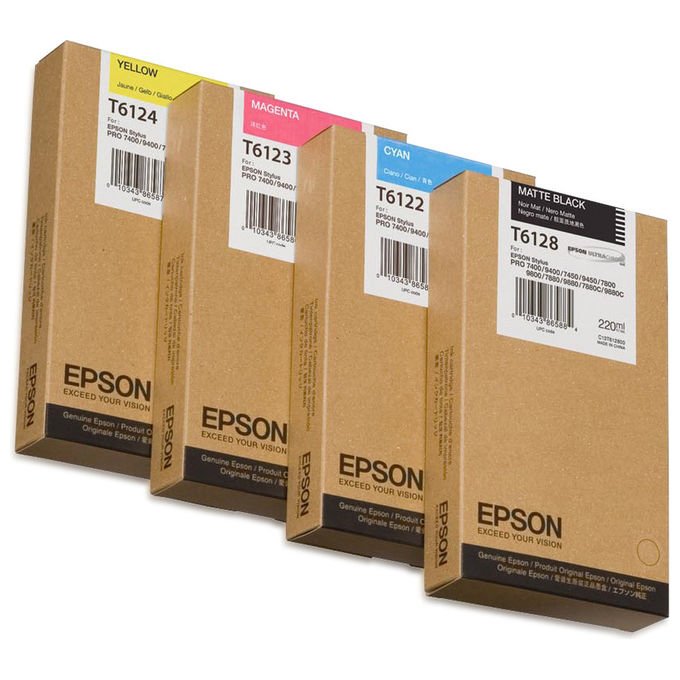 Epson, Cartuccia d'inchiostro T6128 Nero Opaco Originale - Yeppon